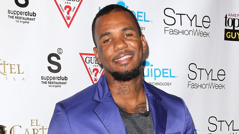 The Game en blazer violet