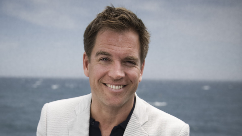 Portrait souriant de Michael Weatherly