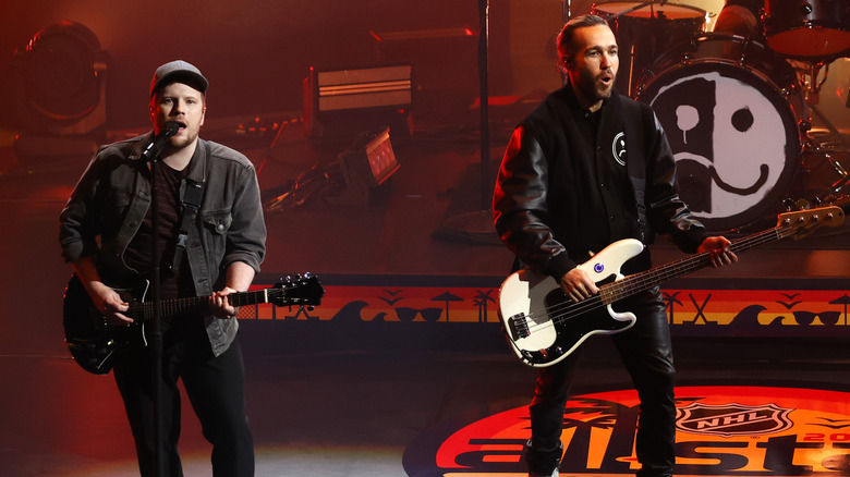 Patrick Stump et Pete Wentz en concert