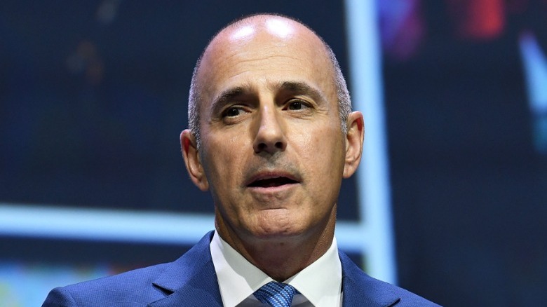 Matt Lauer parlant