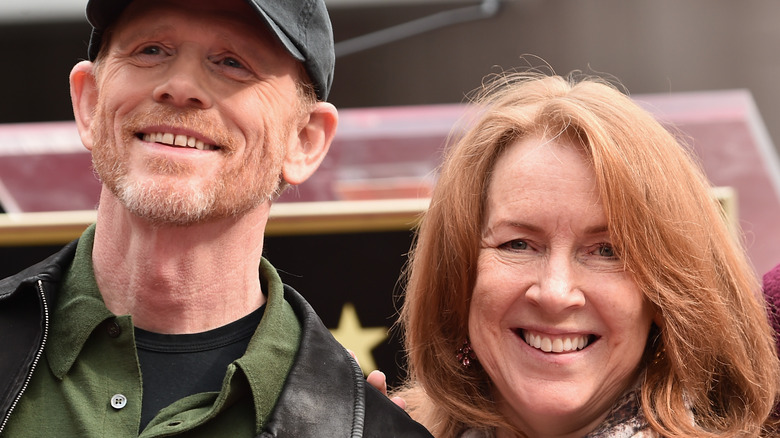 Ron et Cheryl Howard à la cérémonie d'intronisation de Ron's Hollywood Walk of Fame