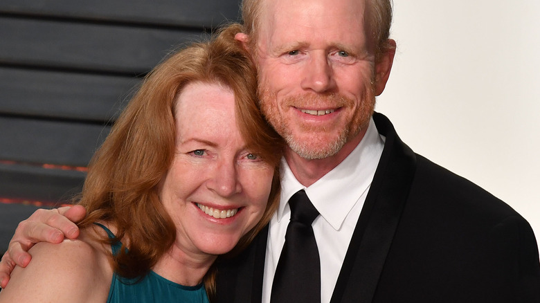 Ron et Cheryl Howard à une soirée des Oscars en 2017