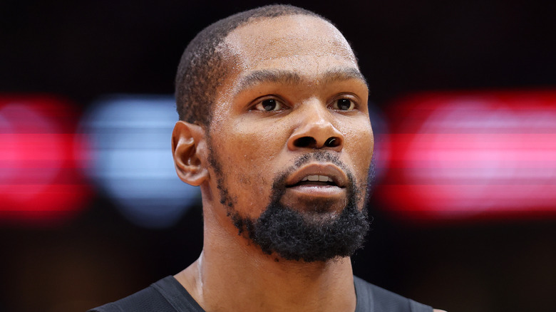 Kevin Durant sur le terrain