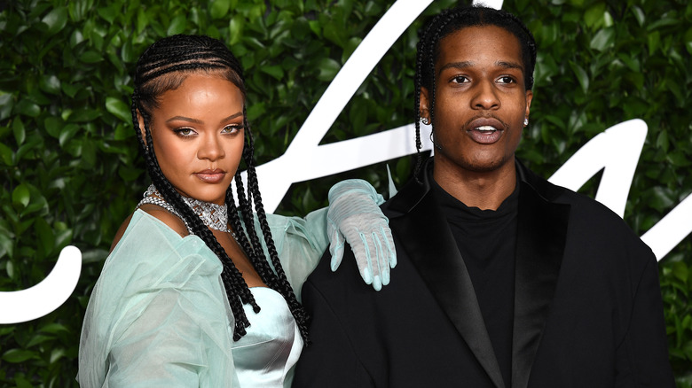 A$AP Rocky, Rihanna sur le tapis rouge