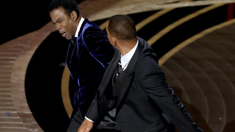 Will Smith gifle Chris Rock