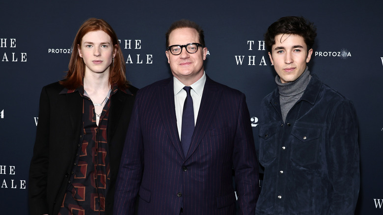 Brendan Fraser avec ses fils