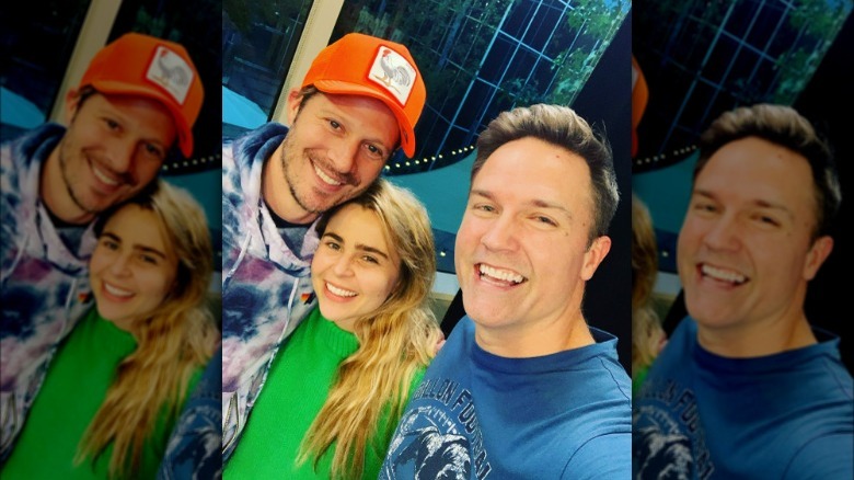 Selfie de Zach Gilford, Mae Whitman et Scott Porter