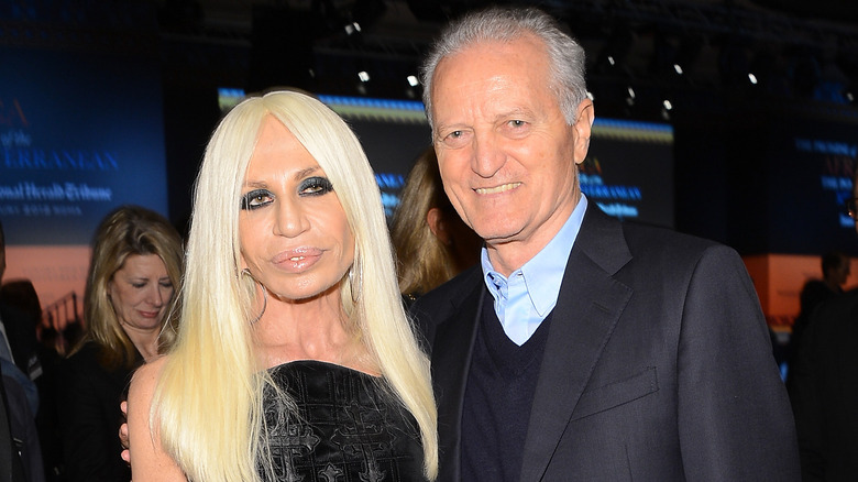 Donatella Versace et Santo Versace