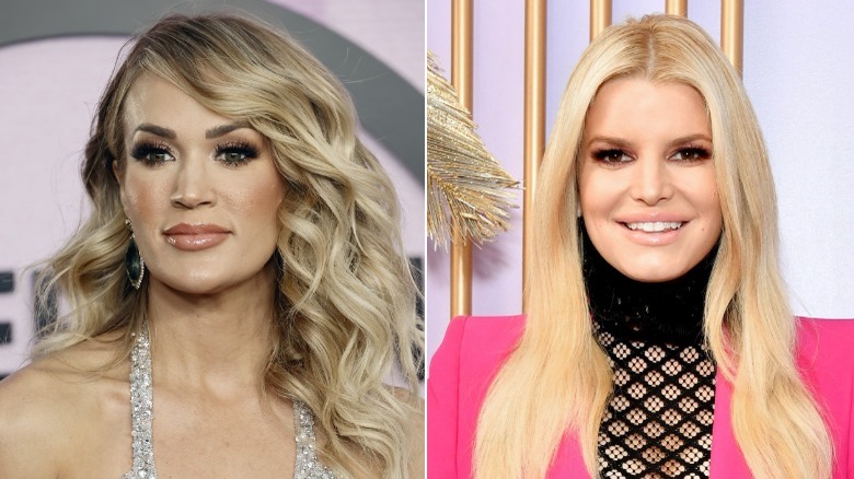 Carrie Underwood Jessica Simpson image partagée 