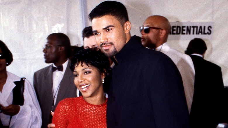 Shemar Moore et Toni Braxton posent