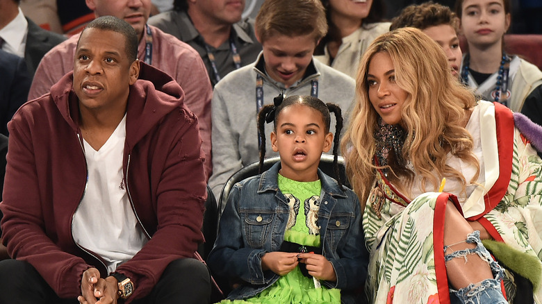 Beyonce, Jay Z, Blue Ivy, Rumi et Sir Carter déguisés en "The Proud Family"