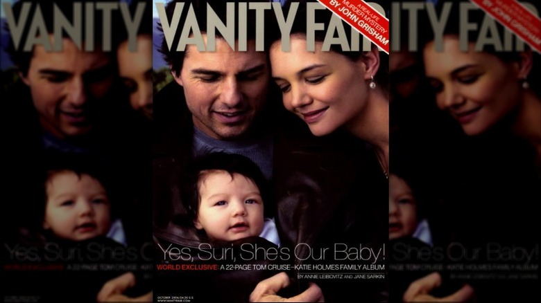 Couverture de Tom Cruise, Katie Holmes, Suri Cruise Vanity Fair