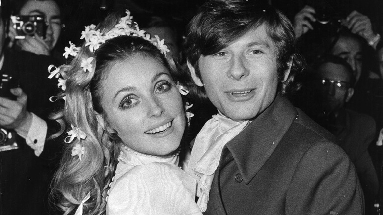 Sharon Tate et Roman Polanski, tous deux souriants