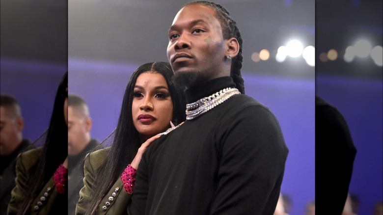 Cardi B et Offset lors d'un événement pré-Grammy en 2020