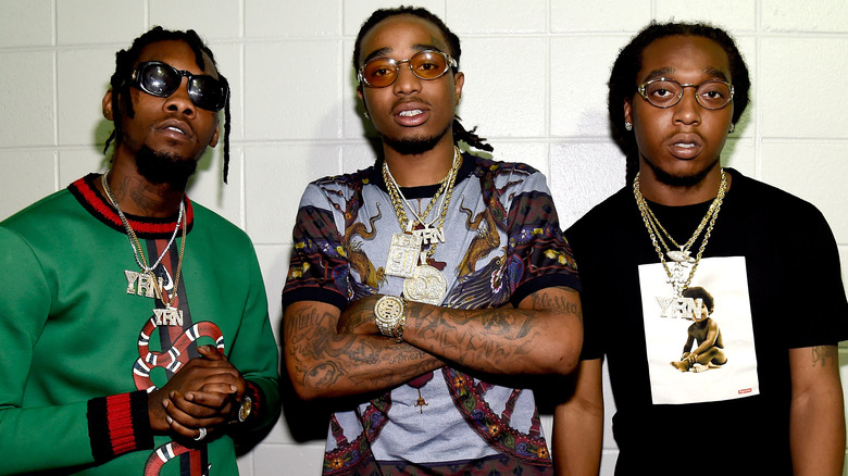 Migos posant à Atlanta, Géorgie en 2016