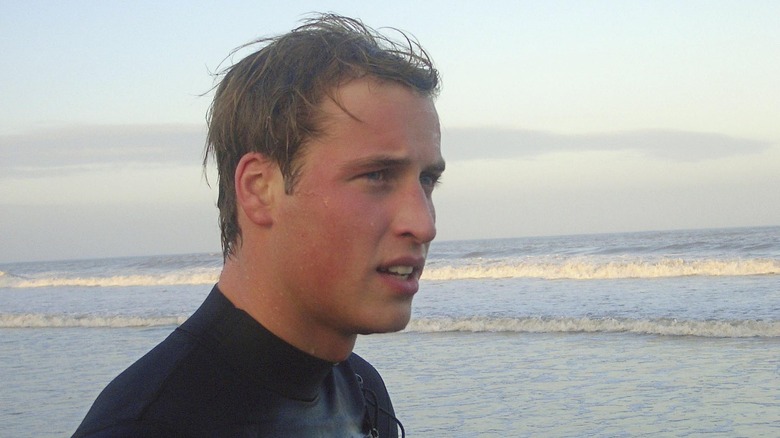 Prince William surfant en 2004