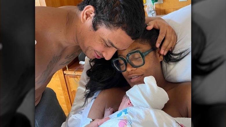 Darius Jackson, Keke Palmer et son fils Leodis