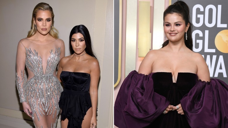 Khloé Kardashian Kourtney Kardashian Selena Gomez partage l'image