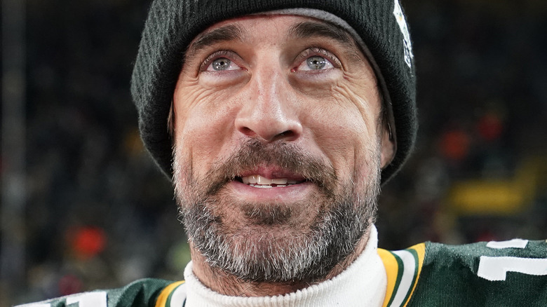 Aaron Rodgers souriant