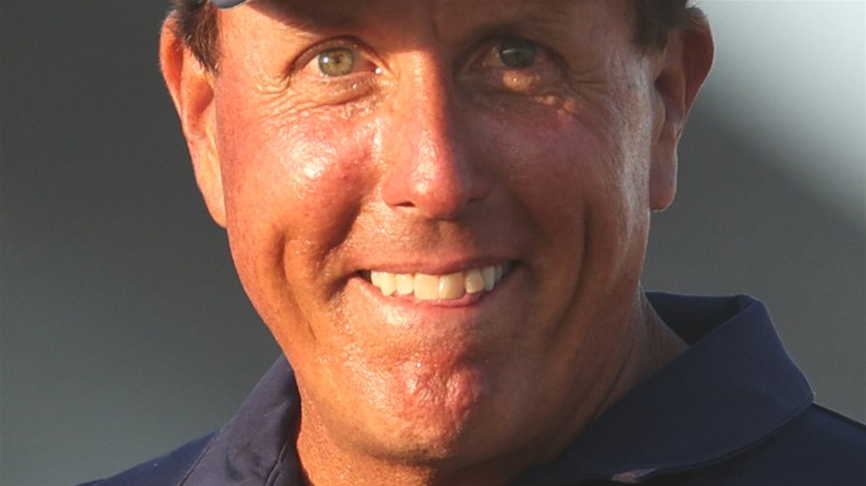 Phil Mickelson souriant