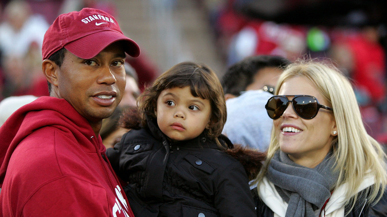 Tiger Woods avec Elin Nordegren