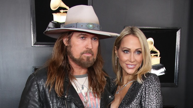 Tish et Billy Ray Cyrus aux Grammy Awards