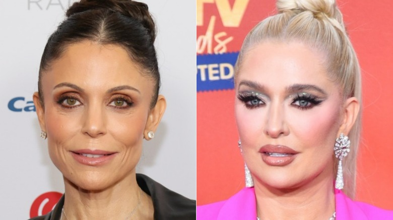 Bethenny Frankel souriante, Erika Jayne posant