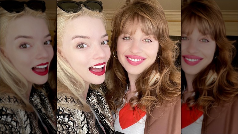 Anya Taylor-Joy et Ivy Getty selfies