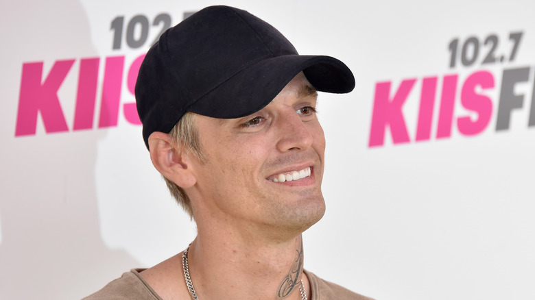 Aaron Carter souriant