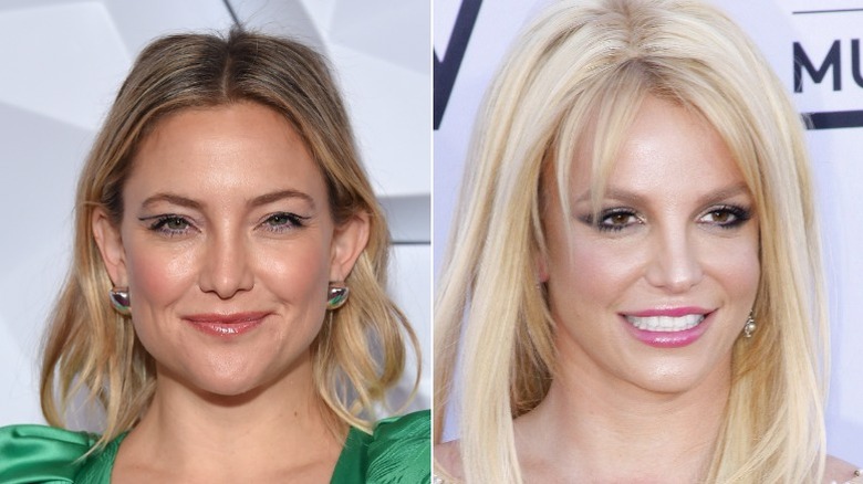 Kate Hudson, à gauche, et Britney Spears, à droite