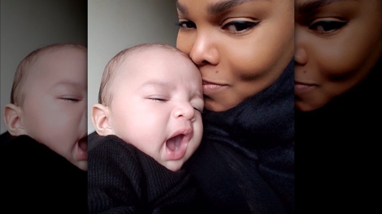 Janet Jackson et son fils Eissa Al Mana