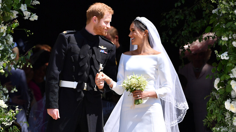 Meghan Markle, le prince Harry riant