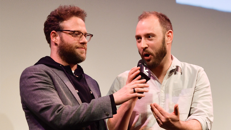 Seth Rogen et Evan Goldberg assistent à la première de Good Boys en 2019