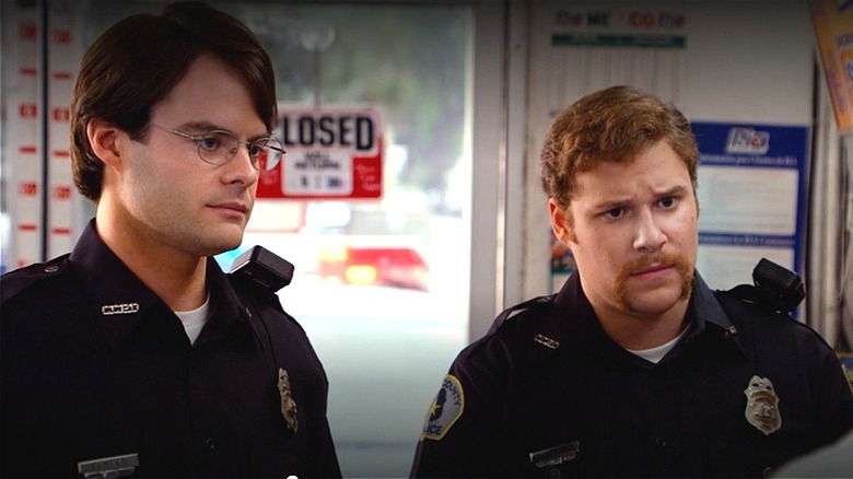 Bill Hader et Seth Rogen dans Super Bad