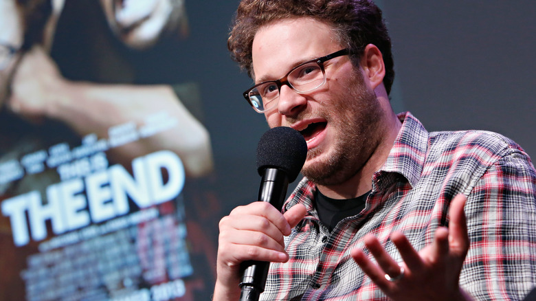 Seth Rogen assiste à Meet The Filmmakers: Seth Rogen et Evan Goldberg, This Is the End en 2013