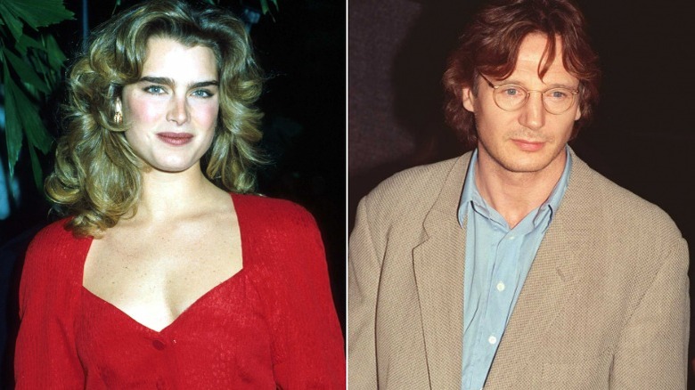 Brooke Shields posant, Liam Neeson posant