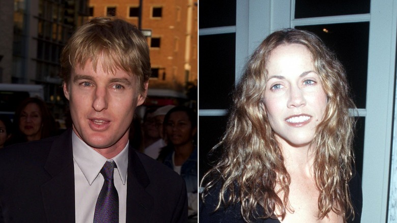 Owen Wilson posant, Sheryl Crow souriant