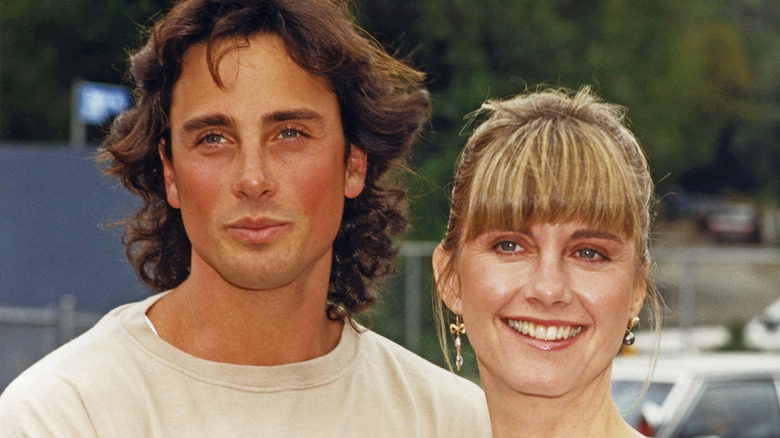 Olivia Newton-John pose avec son ex-mari Matt Lattanzi