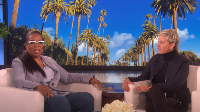 Oprah Winfrey parle à Ellen DeGeneres