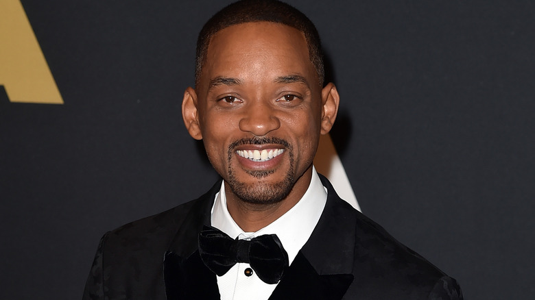 Will Smith, souriant