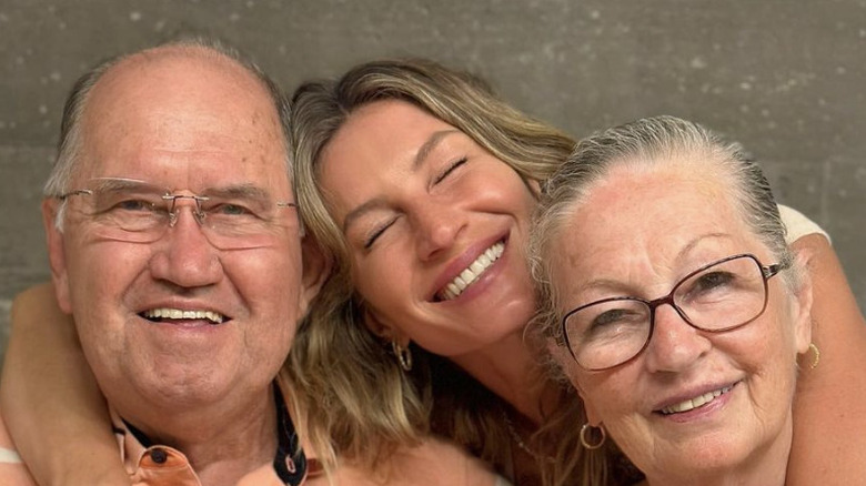 Gisele Bündchen avec ses parents