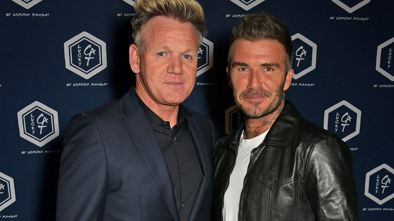 Gordon Ramsay et David Beckham posent ensemble en 2019