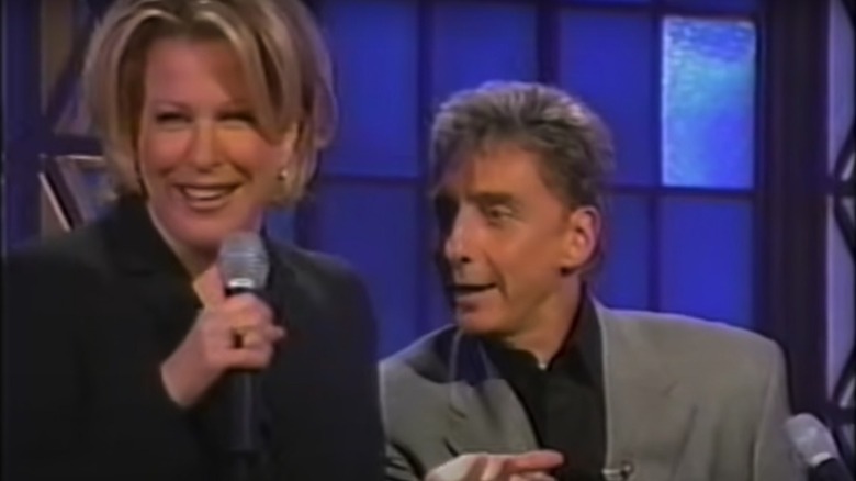 Bette Midler et Barry Manilow en spectacle