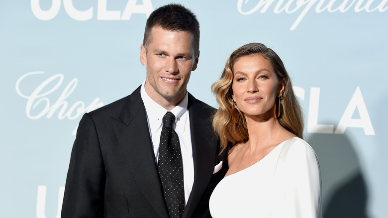 Tom Brady et Gisele Bündchen posent