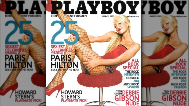 Couverture du magazine Playboy de Paris Hilton
