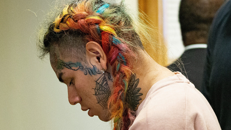 Tekashi 6ix9ine au tribunal en 2018