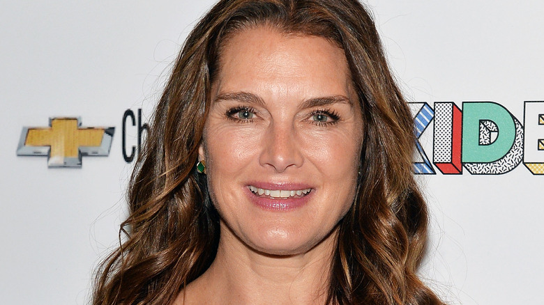 Brooke Shields posant