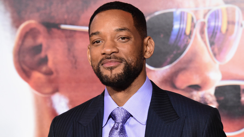 Will Smith pose pour les caméras