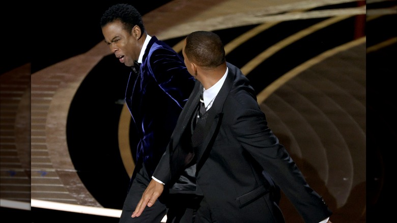 Will Smith gifle Chris Rock 