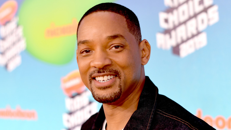 Will Smith pose pour les caméras